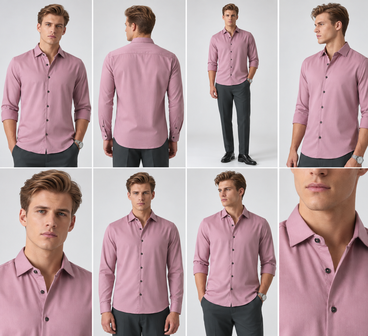 Mauve Premium Formal Shirt