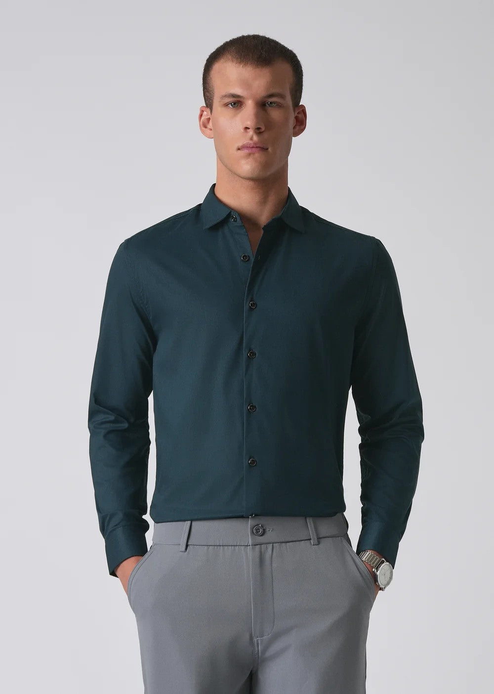 Deep Teal Formal Shirt