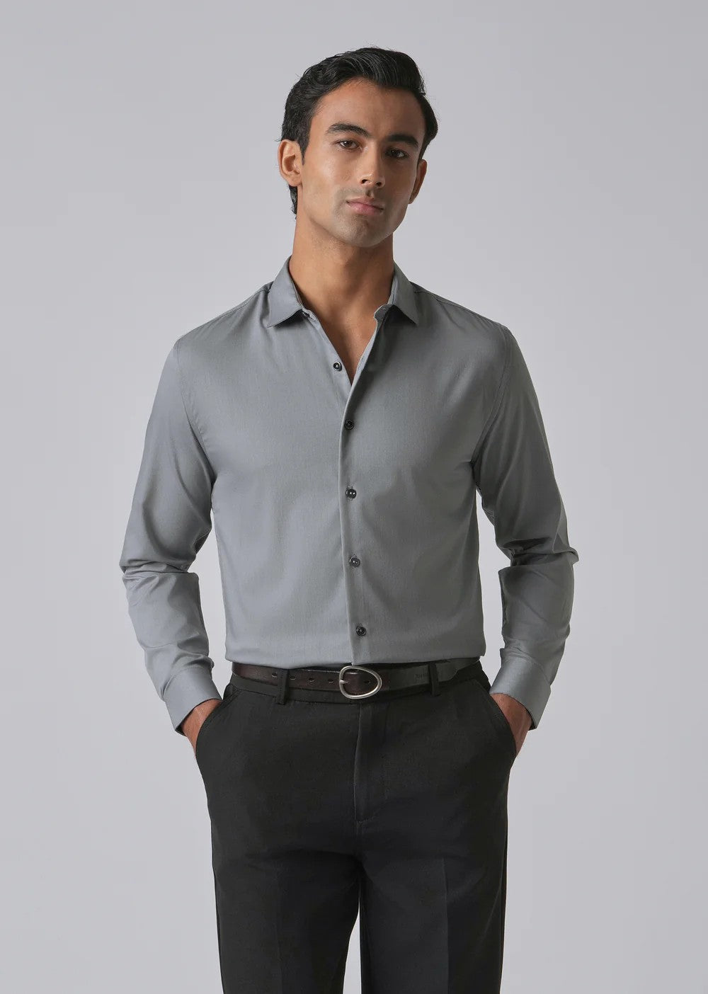 Grey Formal Shirt