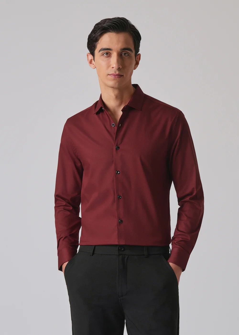 Maroon Formal Shirt