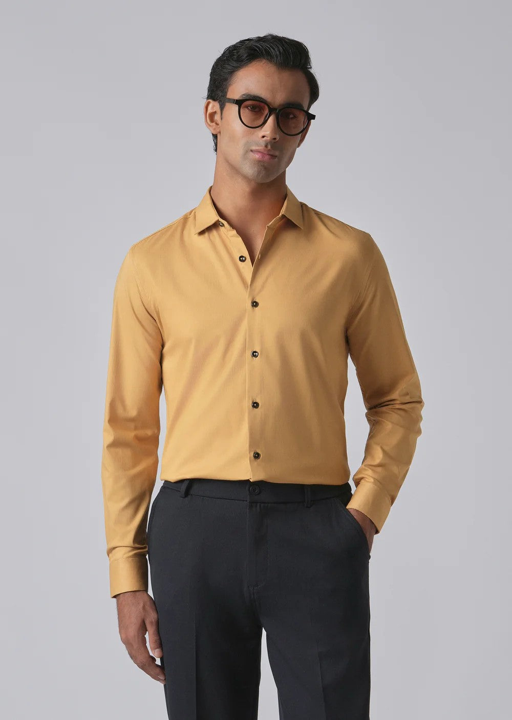 Mustard Formal Shirt