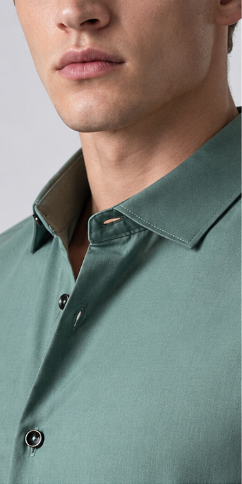 Sage Green Premium Solid Formal Shirt